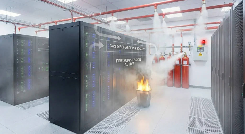 gas suppression system