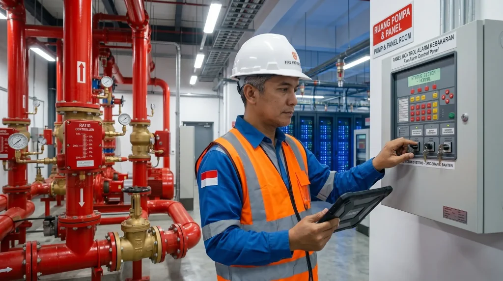 sistem pemadam kebakaran